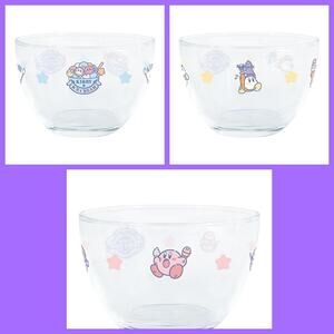 Kirby Ice Cream Dessert Glass Cups 3Pcs Original Ichiban Kuji Japan Banpresto